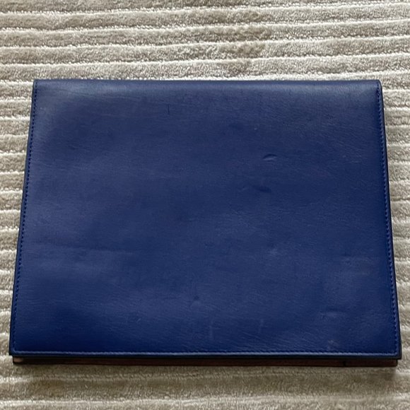 Celine Blue Folio Clutch - Picture 2 of 5